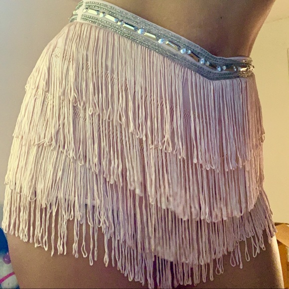 Pants - ▪️4x$25💥 Pink Fringy Shorts